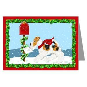 Christmas Wire Mail Greeting Cards 6 Pets Greeting Cards Pk of 10 by 