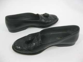 MARTEGANI BOUTIQUE Black Leather Loafer Sz 8.5  