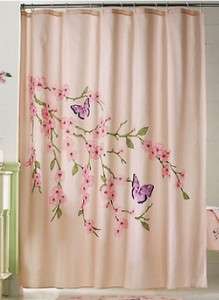 Cherry Blossom & Butterflies Non Slip Bath Rug