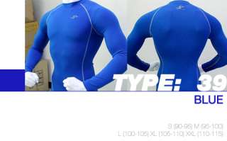   Compression Under Base Layer Top Tight Long Sleeve Skin Shirts  