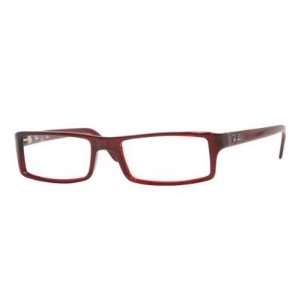  Ray Ban Optical Rx5120 Ruby Red Frame Plastic Eyeglasses 