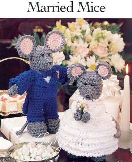 Married Mice, animal mouse crochet patterns  