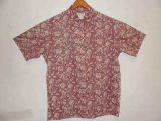 Cook Street Hawaiian Aloha Shirt Reverse Print Size L  