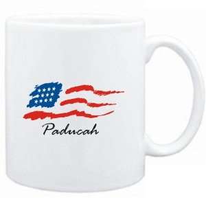  Mug White  Paducah   US Flag  Usa Cities Sports 