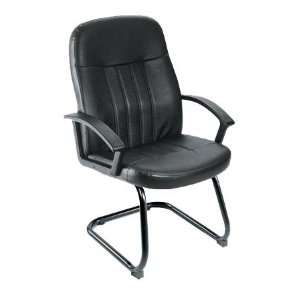  BOSS EXECUTIVE LEATHER BUDGET GUEST CHAIR   Delivered 