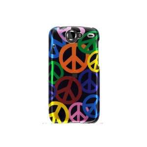  Google Nexus One Graphic Case   Rainbow Peace Sign: Cell 