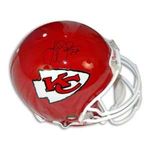  Larry Johnson Autographed Pro Line Helmet  Details: Kansas City 