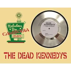  Dead Kennedys Holiday In Cambodia Framed Silver Record 