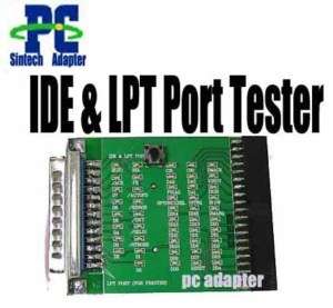 PC IDE & LPT DB25 port Tester test card  