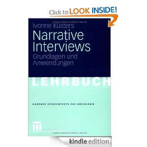 Start reading Narrative Interviews 
