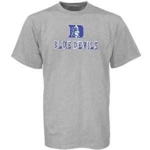  Duke Blue Devils Ash Youth Team Logo T shirt: Sports 