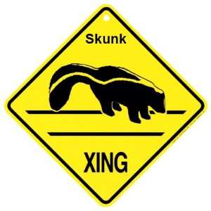  Skunk Xing caution Crossing Sign wildlife Gift: Pet 
