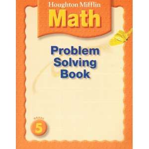  Houghton Mifflin Math Problem Solving Book, Grade 5 