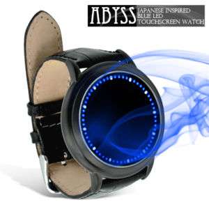 Abyss, Japanese Inspired Blue LED Touchscreen Watch NIB  