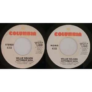  september song / same 45 rpm single: WILLIE NELSON: Music
