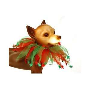  Christmas Jingle Bell Party Collar Boa for Dogs (Red and 
