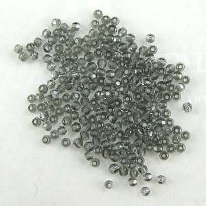 24 2mm Swarovski crystal round 5000 Black Diamond beads 