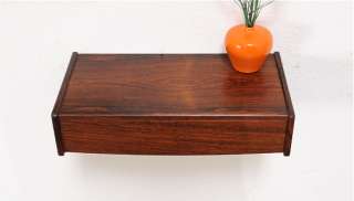 Danish Modern Rosewood FLOATING Nightstand Tables Eames  