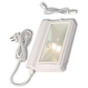    8 Plug In 20W Xenon Cabinet Light, White