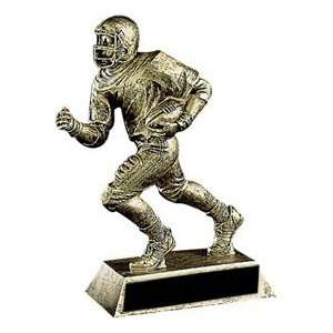  8 1/4 Inch Gold Resin Football Player 