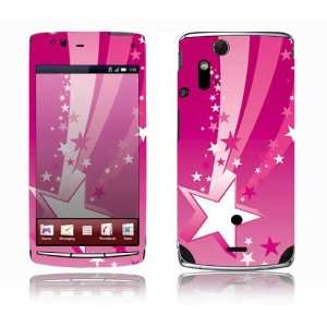  Sony Ericsson Xperia Acro Decal Skin   Pink Stars 