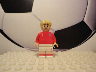   BECKHAM Custom Minifig Soccer England World Cup # 10 Futbol Football