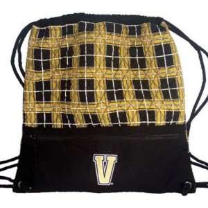   Commodores Pocket Backsack Bag NCAA College Athletics Sports