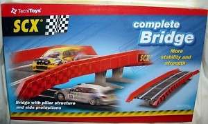 SCX 1/32 slot car COMPLETE BRIDGE w/ PILLAR STRUCTURE  