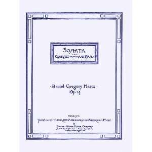  for Clarinet and Piano, Op.17 by Daniel Gregory Mason   Piano Score 