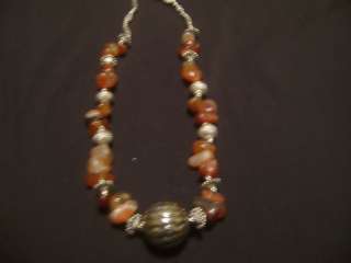 Moroccan african arabic berber agate necklace  