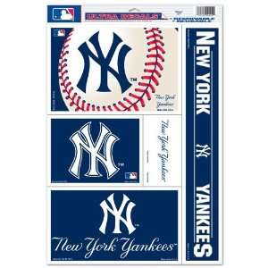   : New York Yankees Static Cling Decal Sheet *SALE*: Sports & Outdoors