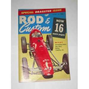  Rods and Custom Vintage Mag October 1958 Dragster Issue 