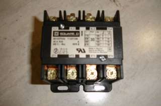 Square D 8910DPA34V02 Contactor 4 pole 30 Amp 120V Coil  