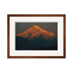  Twilight View Of Mount Kanchenjunga India Framed Giclee 