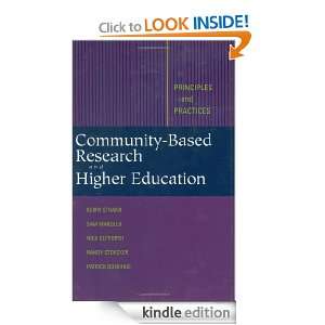 Community Based Research and Higher Education Principles and 