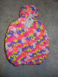 NEW JUSTICE WINTER FASHION HAT COLORFUL NWT FREESHIP  