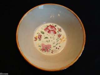 Chinese Export Porcelain Rose & Flowers Patty Pan  