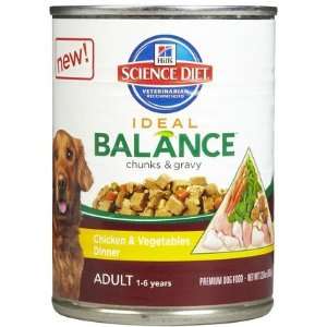  Hills Science Diet Ideal Balance Adult   Chicken   12 x12 