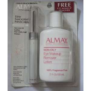   Almay Stay Smooth Mascara Black Brown Plus Eye Makeup Remover Beauty