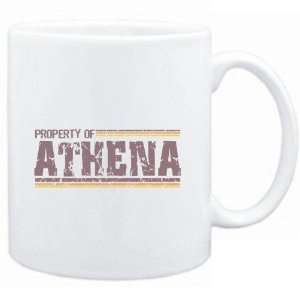  Mug White  Property of Athena   Vintage  Female Names 