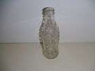 Bottle Soda Coca Cola 10oz Clear Glass Embossed