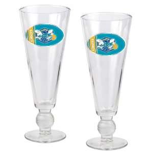 New Orleans Hornets NBA 2pc Pilsner Glass Set with 