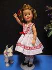 Ideal Shirley Temple 12 Doll In Original Embroidered Dress Outfit *