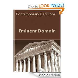 Eminent Domain Contemporary Decisions (Litigator Series) LandMark 