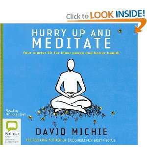 Hurry Up and Meditate David Michie, Nicholas Bell 9781742140810 