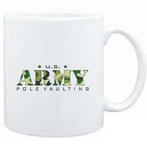 Mug White  US ARMY Pole Vaulting / CAMOUFLAGE  Sports:  