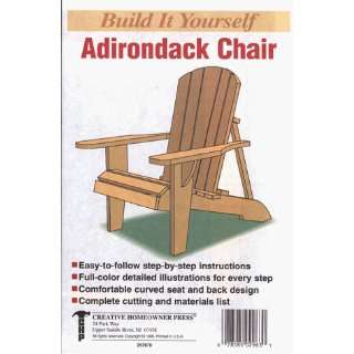  Build It Yourself Adirondack Chair (9781880029633) The 