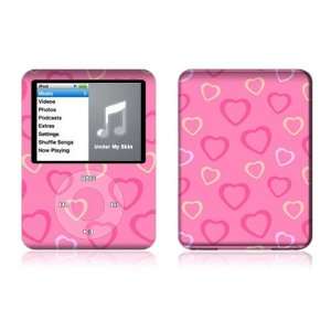  Apple iPod Nano (3rd Gen) Decal Vinyl Sticker Skin  Pink 