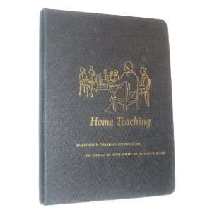 Home Teaching Priesthood Correlation Program  Books