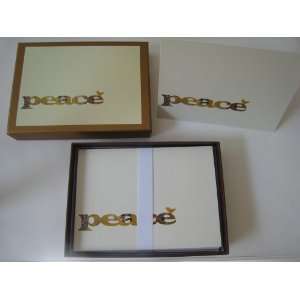  Peace (Bird and Klimt Type) Box of 15 Christmas cards 